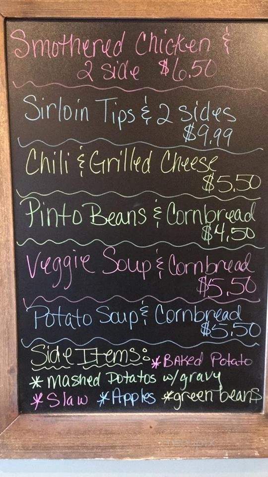The Dam Restaurant - Falls of Rough, KY menu_pic