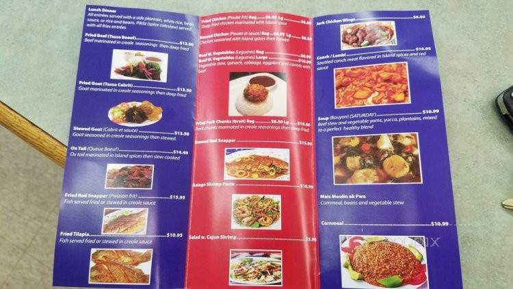 Caribbean Cafe - Louisville, KY menu_pic