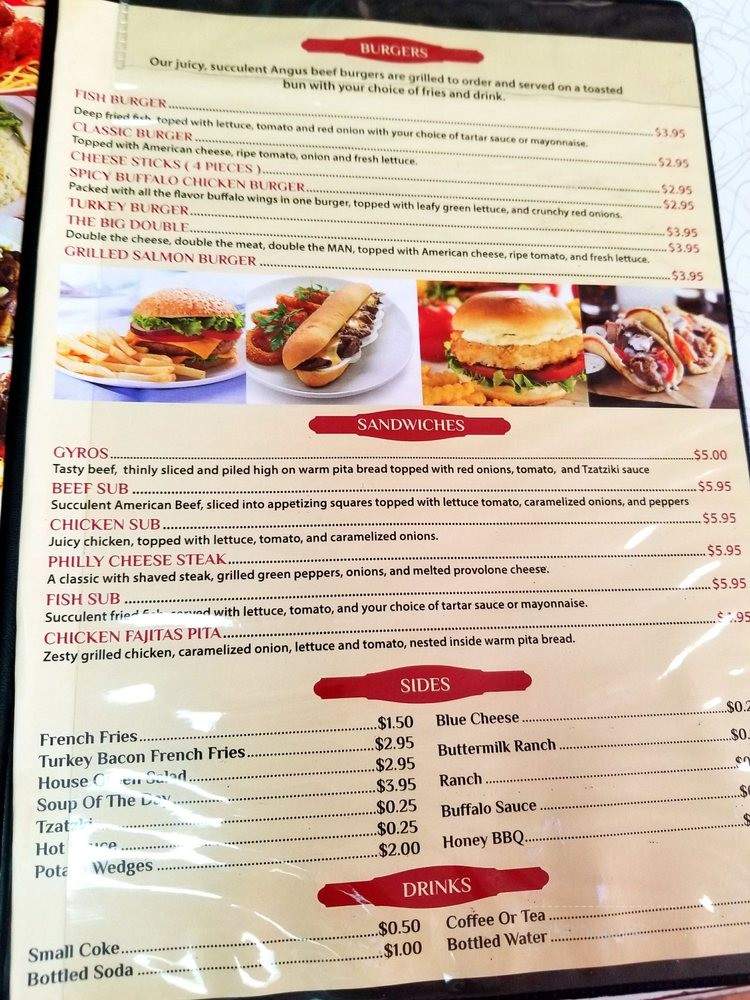 Bella's Diner - Louisville, KY menu_pic