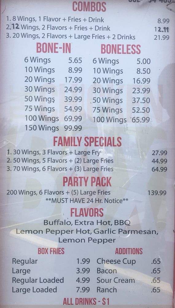 The Chicken Box - Louisville, KY menu_pic