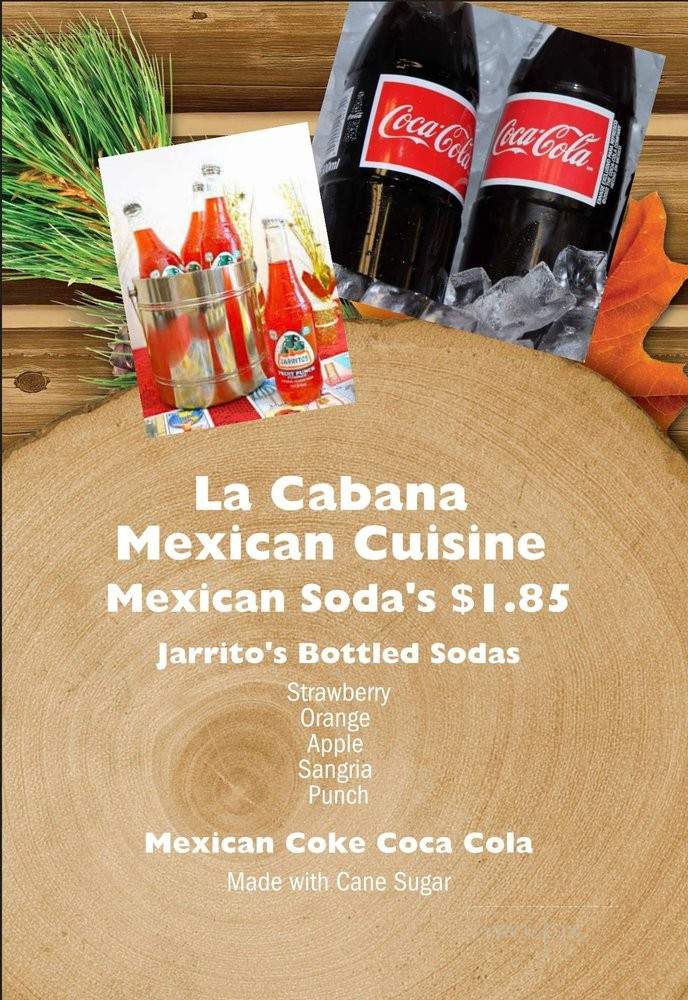 La Cabana - Irvine, KY menu_pic