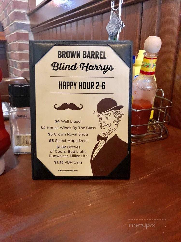 Brown Barrel - Midway, KY menu_pic