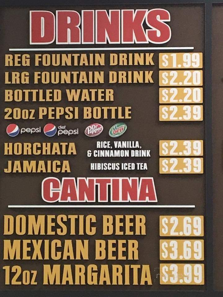 Don Senor Express - Richmond, KY menu_pic