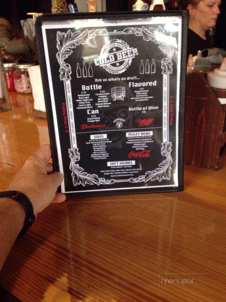 The Smoking Pig Tavern - Falmouth, KY menu_pic