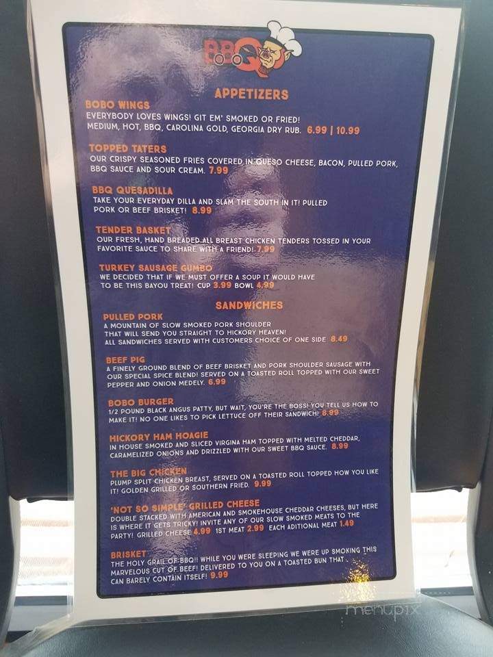 Boboq - Florence, KY menu_pic