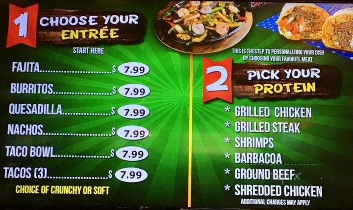 Fajita Express - Florence, KY menu_pic