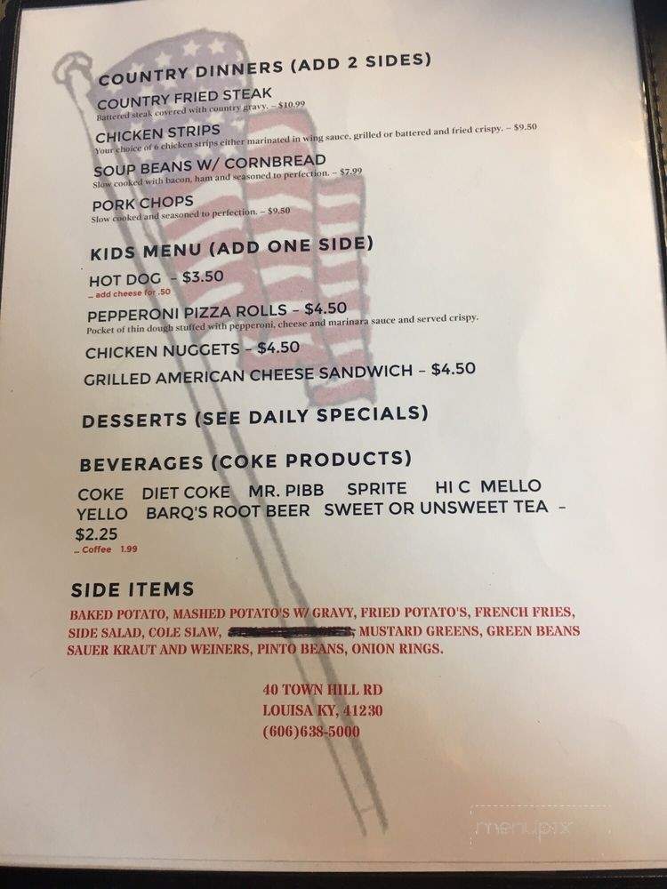Louisa Stars and Stripes - Louisa, KY menu_pic