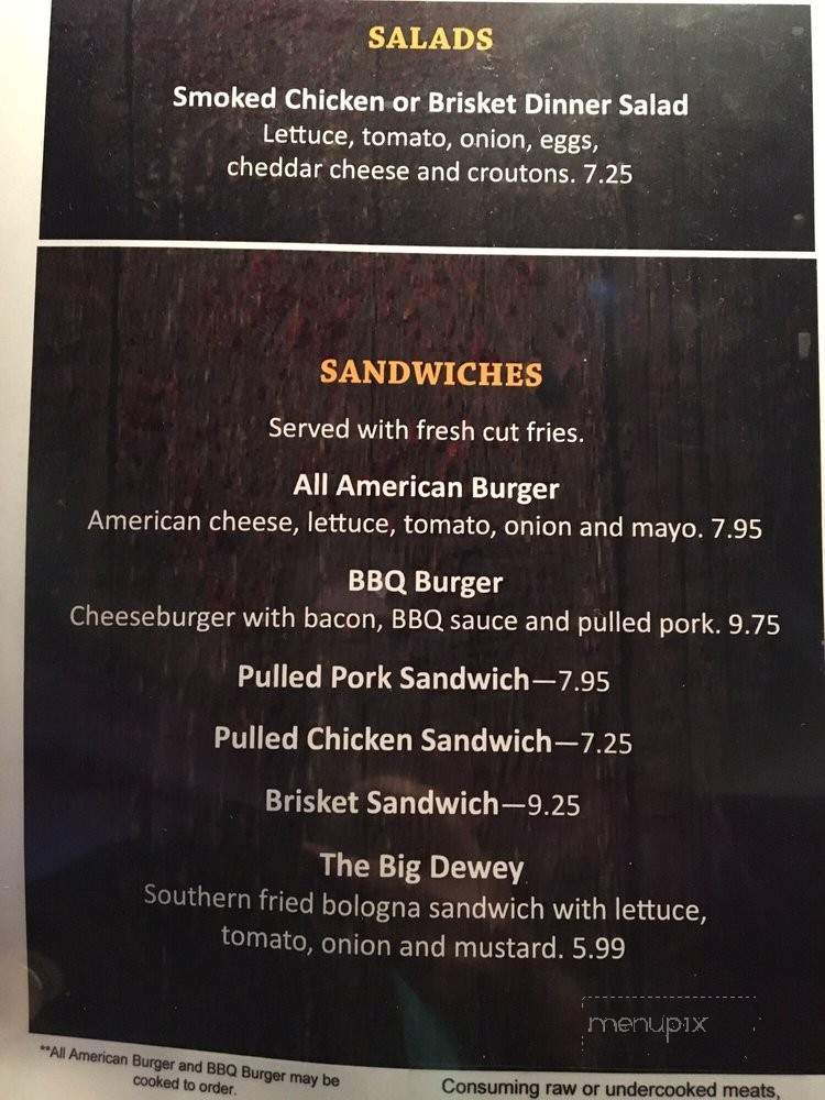 Southern Spoon - Louisa, KY menu_pic