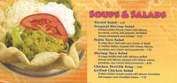Cancun - Paducah, KY menu_pic