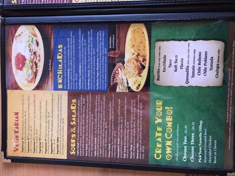 El Ranchero Mexican Restaurant - Henderson, KY menu_pic
