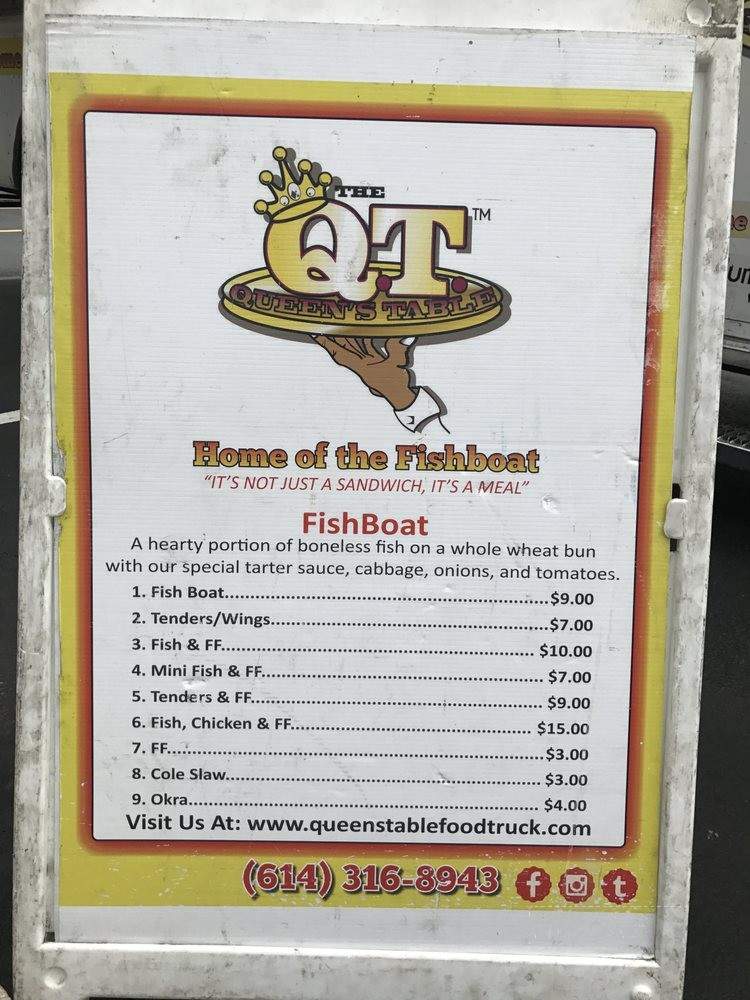 Queen's Table - Dublin, OH menu_pic