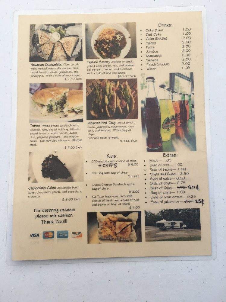 Taco Time with Don Carlos - Canal Winchester, OH menu_pic