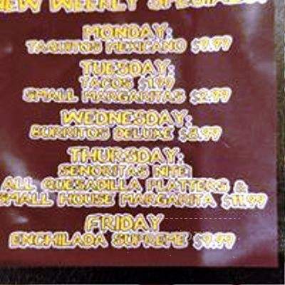 Canelos - Columbus, OH menu_pic