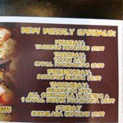 Canelos - Columbus, OH menu_pic