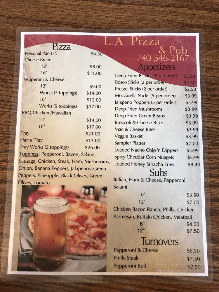 /30938432/LA-Pizza-and-Subs-Adena-OH - Adena, OH