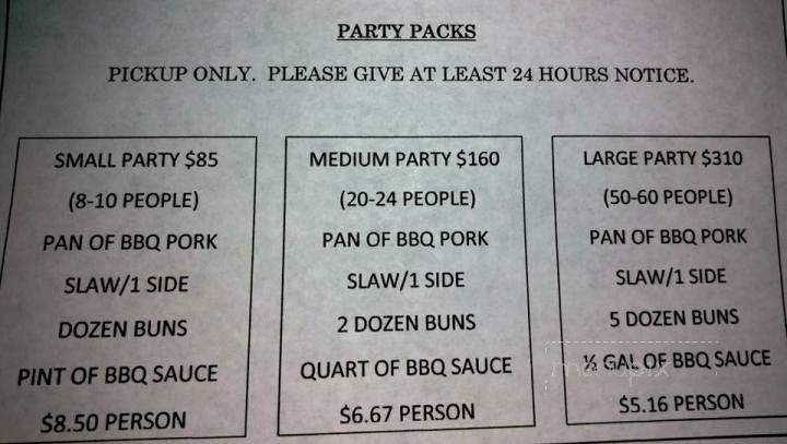 Ideal Provisions - Bridgeport, OH menu_pic
