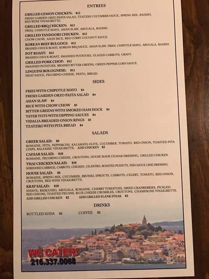 Krav Street Food - Avon Lake, OH menu_pic