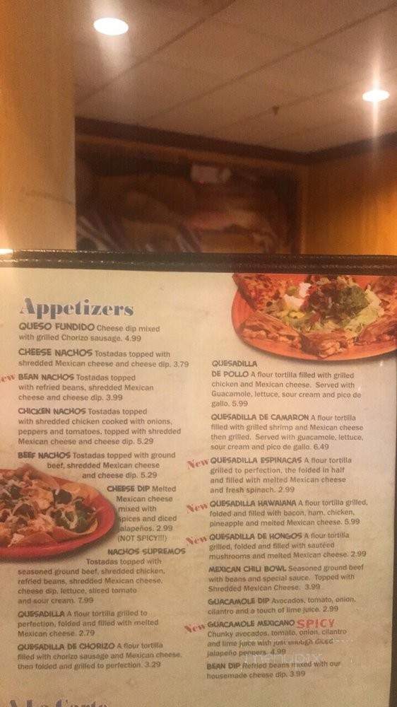 Pueblo Real - Chesterland, OH menu_pic