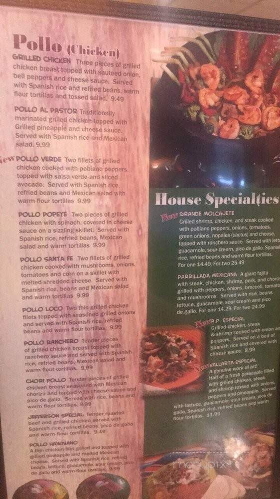 Pueblo Real - Chesterland, OH menu_pic