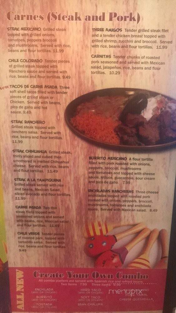 Pueblo Real - Chesterland, OH menu_pic