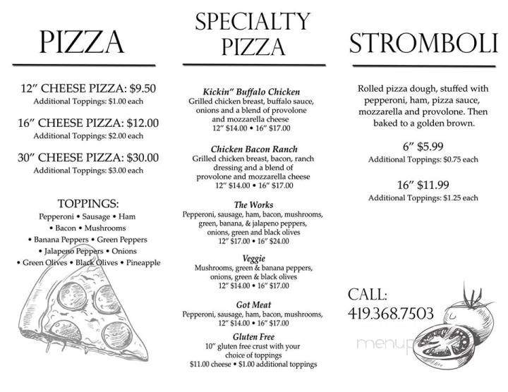 Village Point - Hayesville, OH menu_pic
