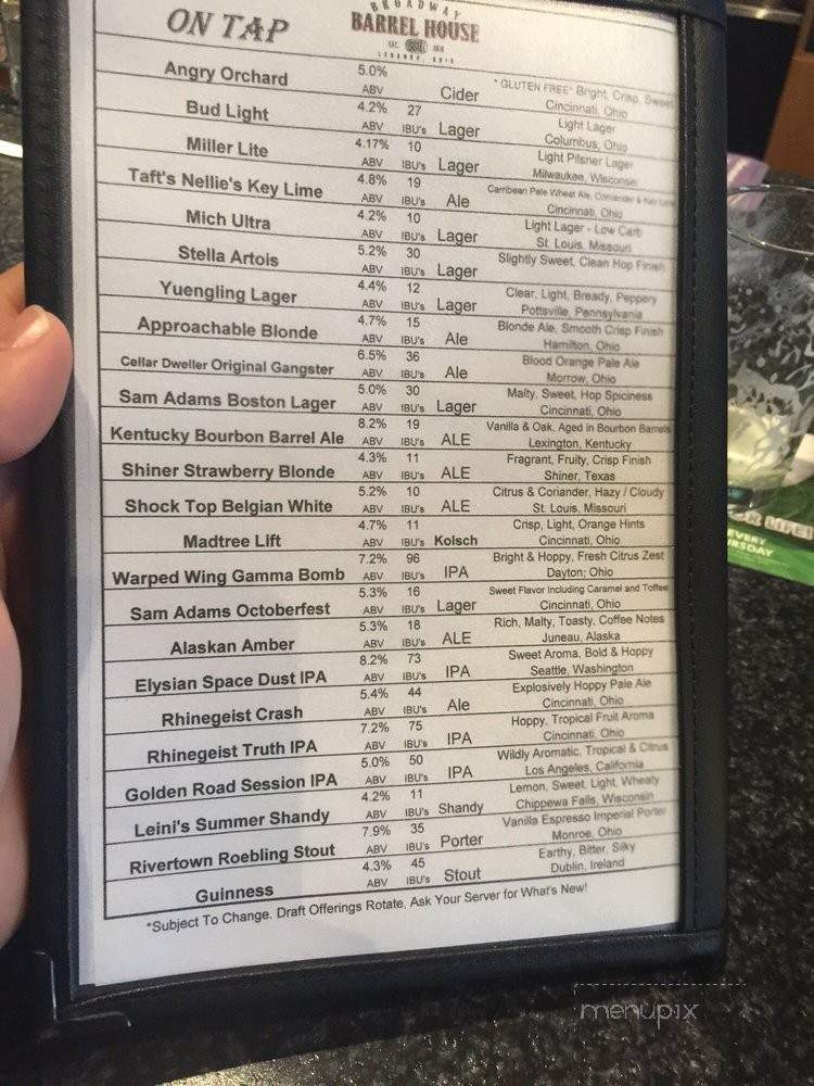 broadway barrel house