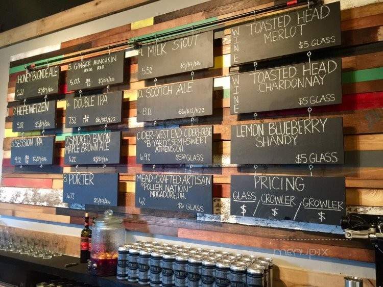 Sixth Sense Brewing - Jackson, OH menu_pic