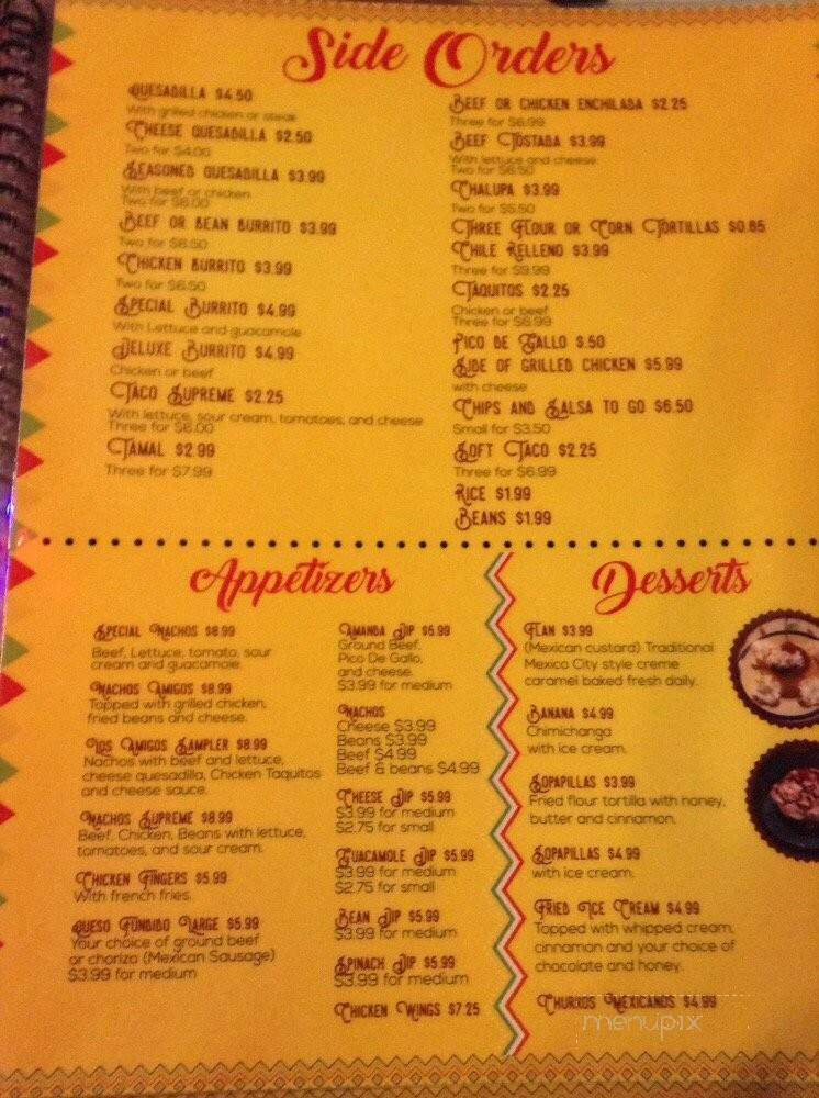 Viva Jalisco - Wellston, OH menu_pic