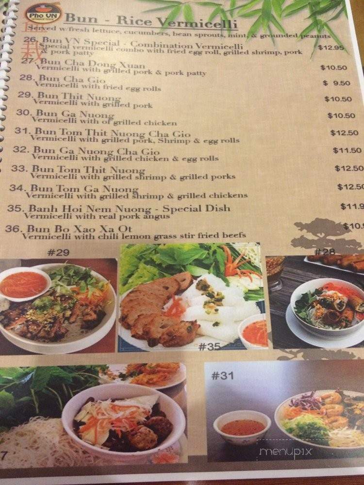 Pho Vn Cuisine - Fishers, IN menu_pic