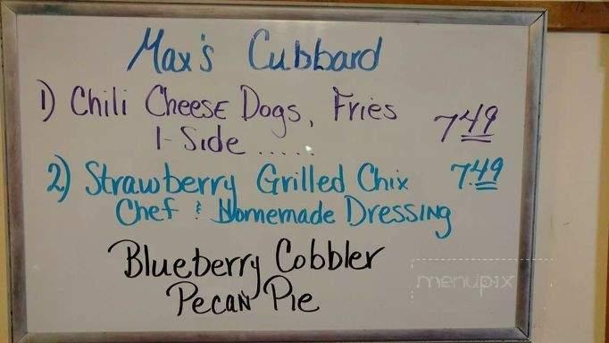 Max's Cubbard - Lebanon, IN menu_pic