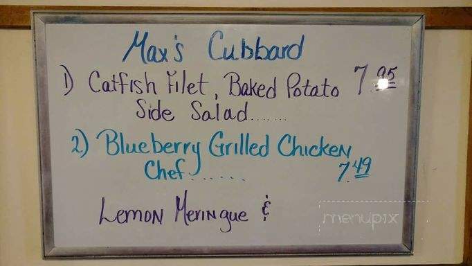 Max's Cubbard - Lebanon, IN menu_pic