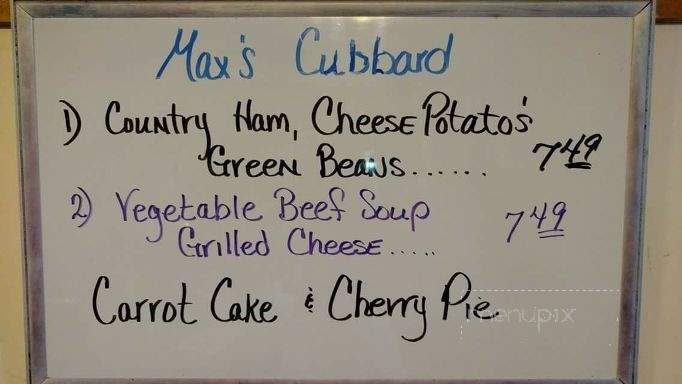 Max's Cubbard - Lebanon, IN menu_pic