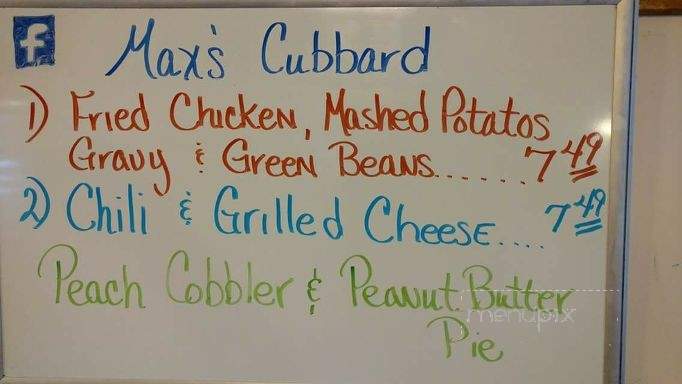 Max's Cubbard - Lebanon, IN menu_pic