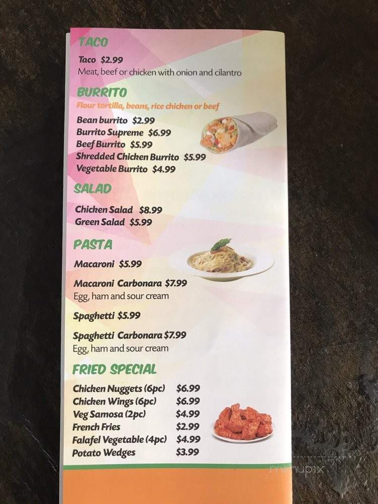 Superfood and Gyros House - Brownsburg, IN menu_pic