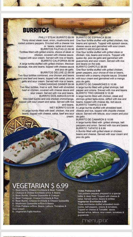 La Herradura Mexican Grill & Bar - Martinsville, IN menu_pic