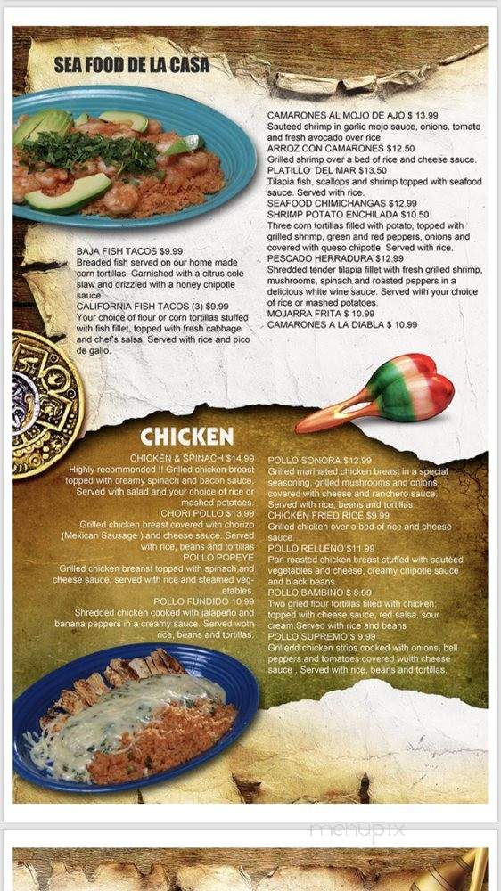 La Herradura Mexican Grill & Bar - Martinsville, IN menu_pic