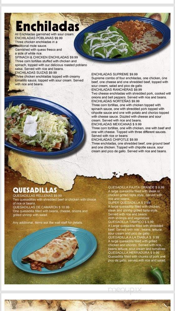 La Herradura Mexican Grill & Bar - Martinsville, IN menu_pic