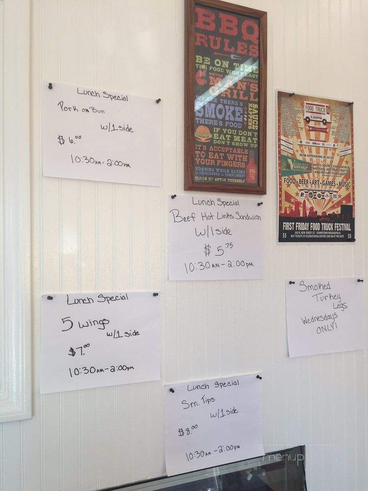 Holy Smoke Heavenly BBQ - Indianapolis, IN menu_pic