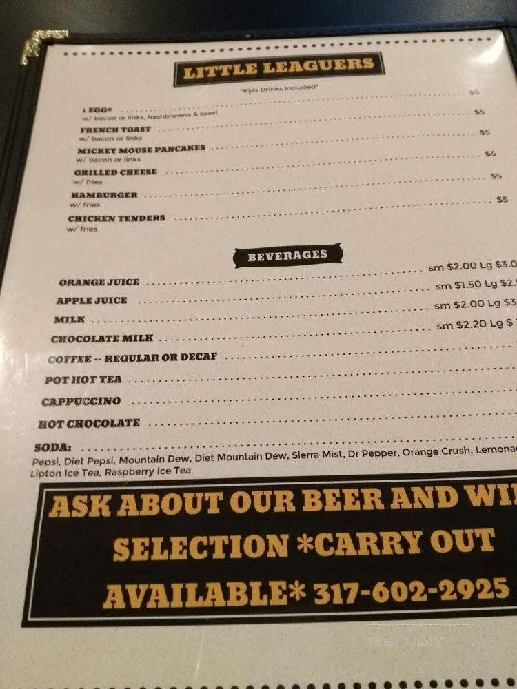 Batters Family Pancake House - Indianapolis, IN menu_pic