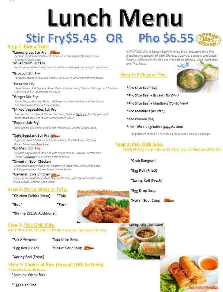 Super Bowl Pho - Indianapolis, IN menu_pic