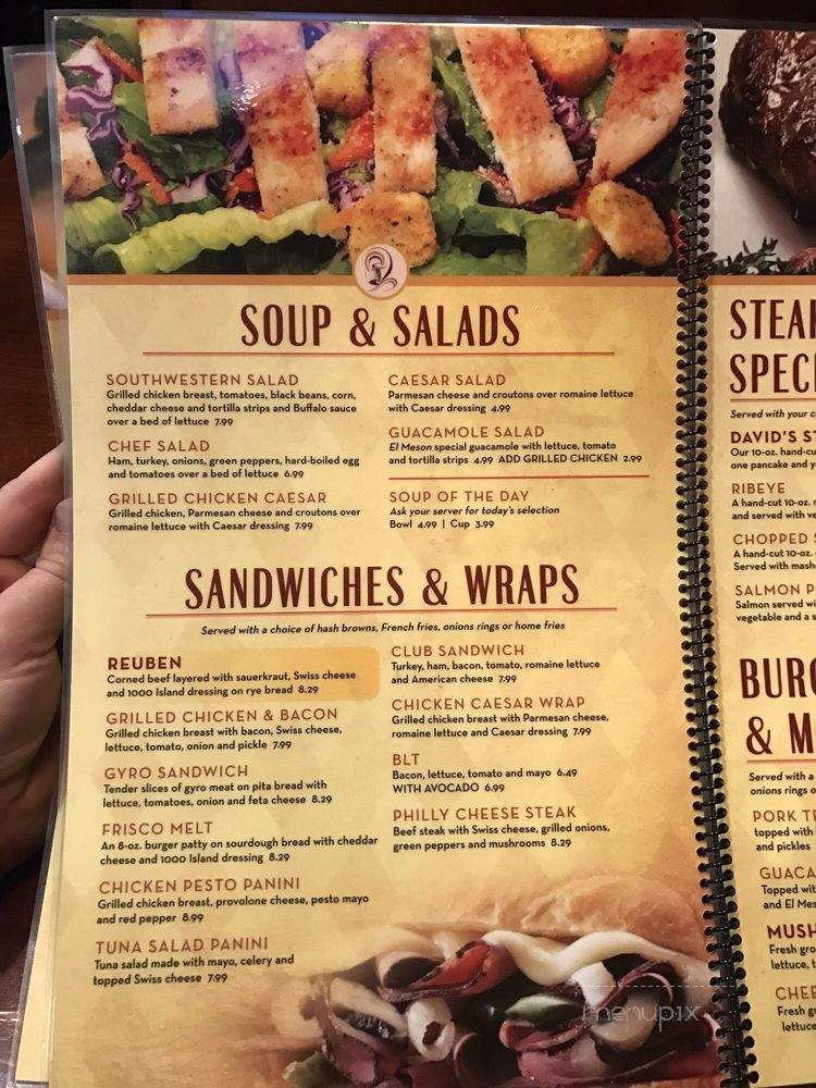 Gold Coffee Pancake House - Indianapolis, IN menu_pic