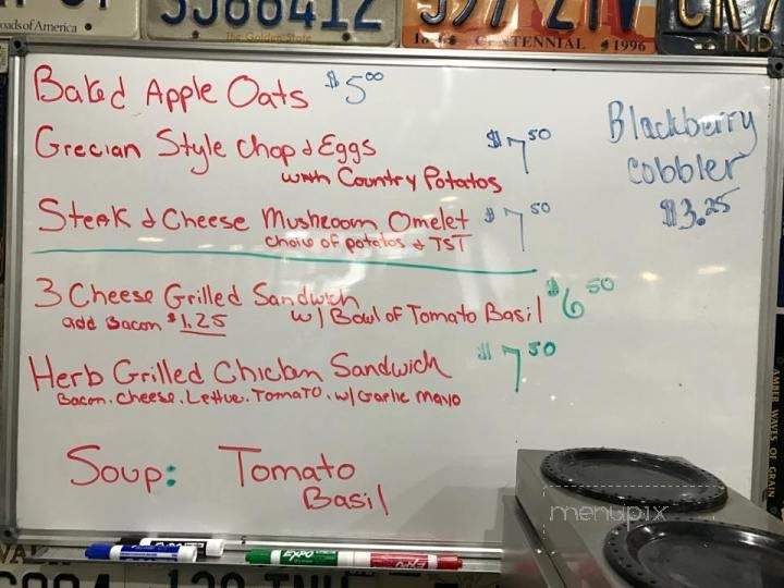 Shorebird Cafe - Chesterton, IN menu_pic