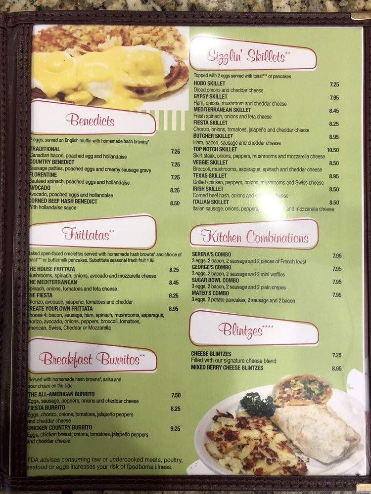 Sugar Bowl - Michigan City, IN menu_pic