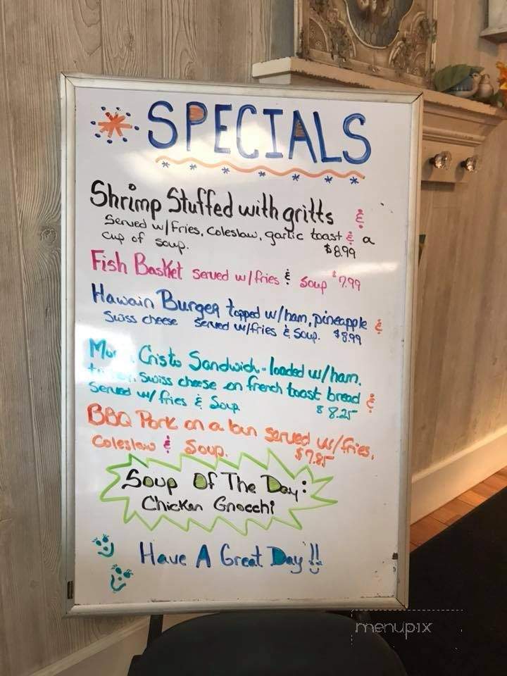 Bluejay Cafe - North Judson, IN menu_pic