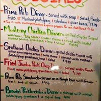 Bluejay Cafe - North Judson, IN menu_pic