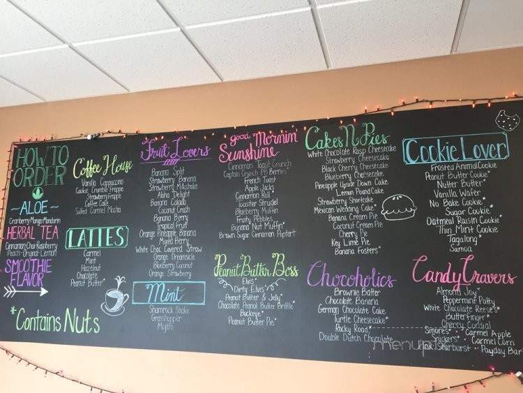 The Energy Well - Goshen, IN menu_pic