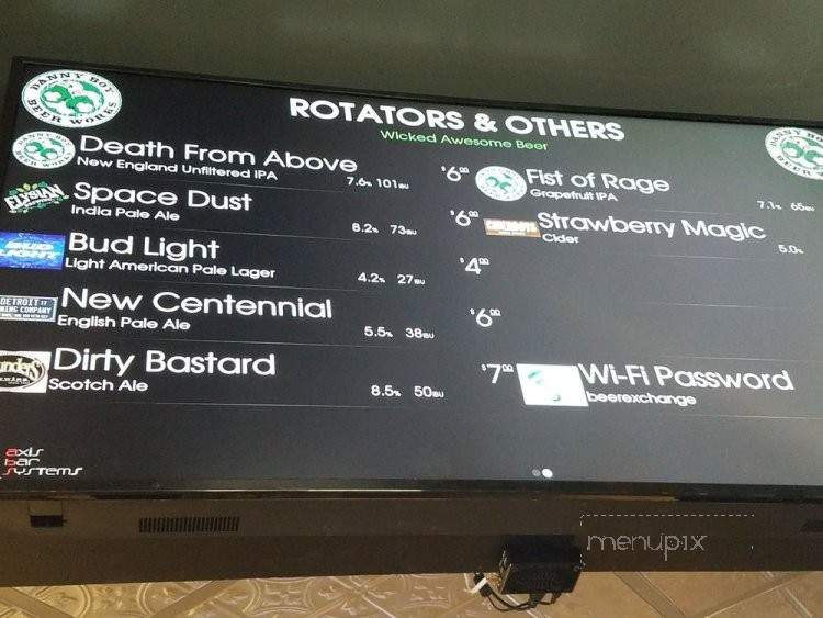 Danny Boy Draft Works - South Bend, IN menu_pic