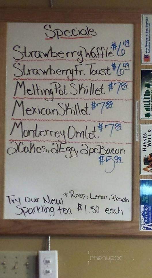 Lakes Grill Restaurant - Silver Lake, IN menu_pic