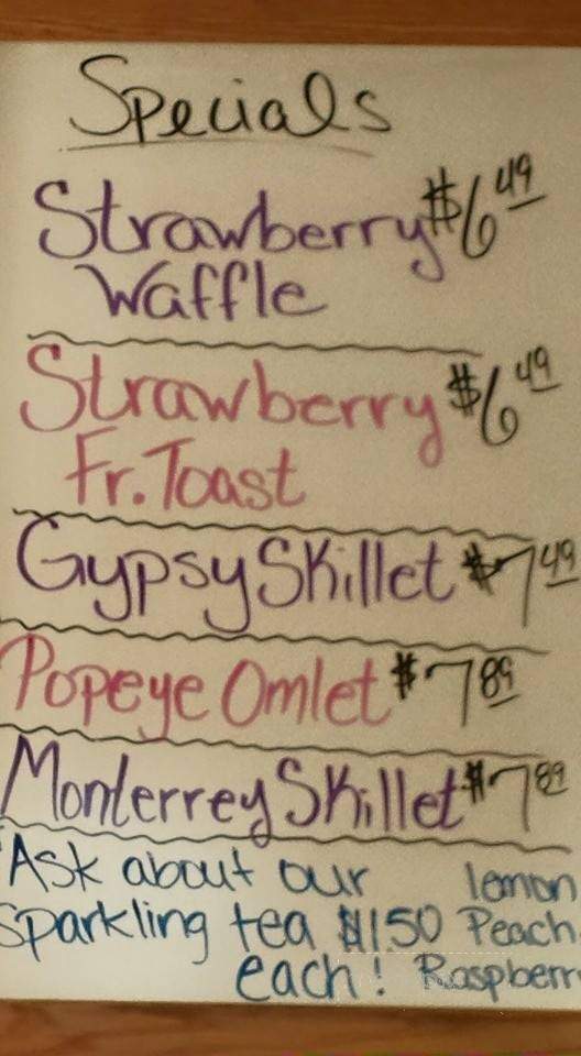 Lakes Grill Restaurant - Silver Lake, IN menu_pic