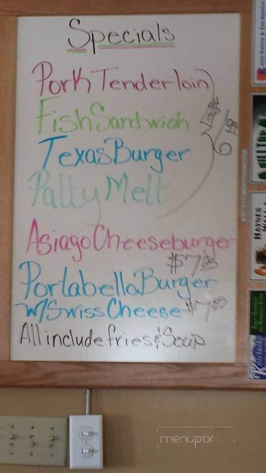 Lakes Grill Restaurant - Silver Lake, IN menu_pic